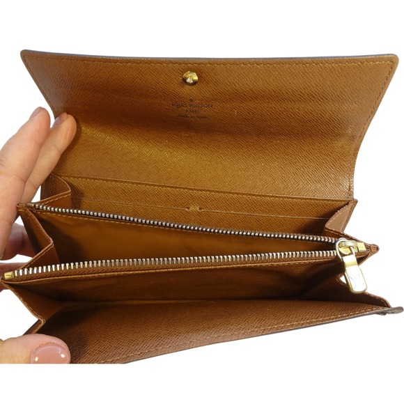 Louis Vuitton Monogram Portefeuille‎ Sarah Long Wallet Brown - Picture 4 of 14